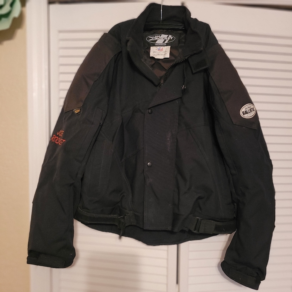 Joe Rocket Ballistic Series Motorcycle Jacket – Black Armor Mens XL USA